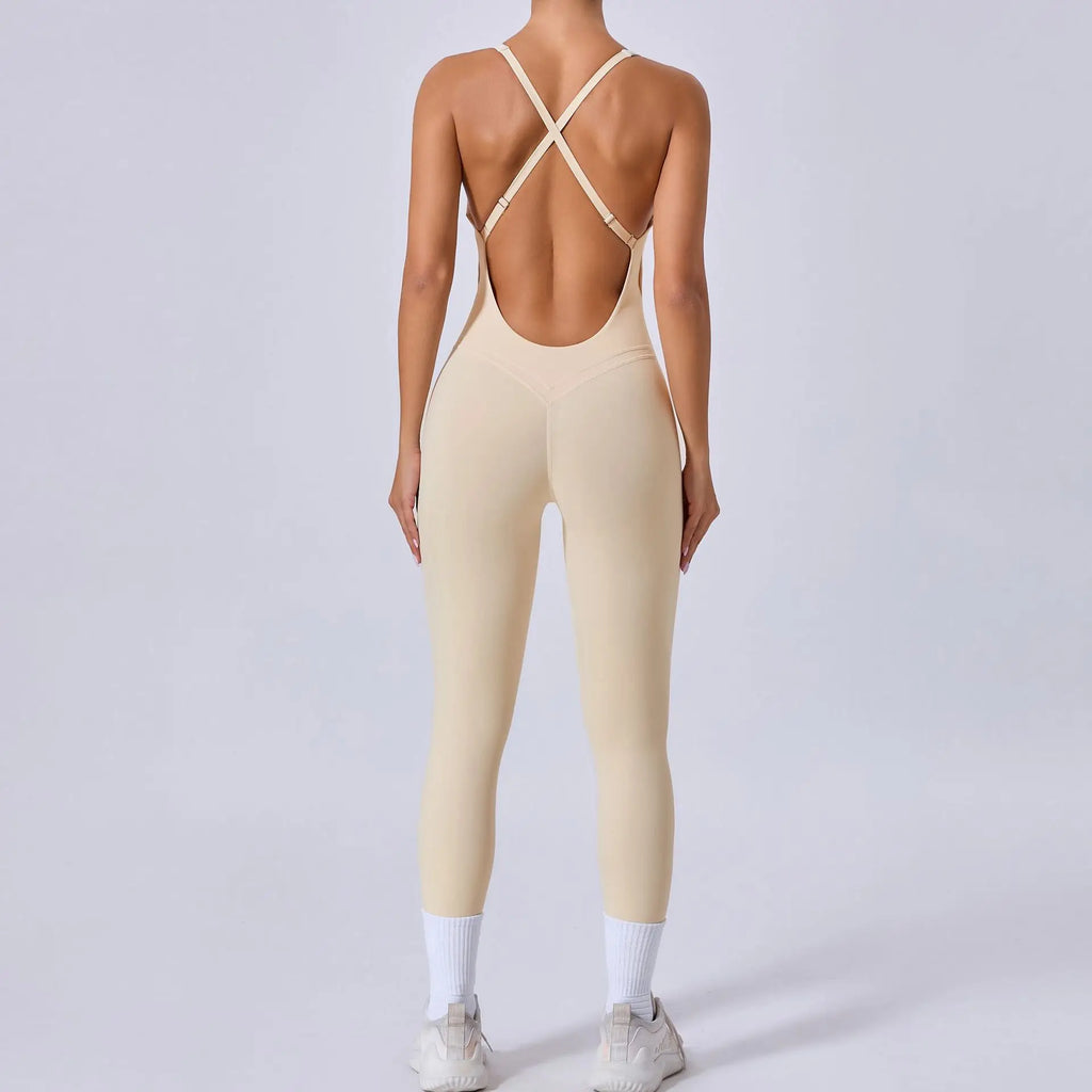 NaraFlow OpenBack Sculpt Jumpsuit