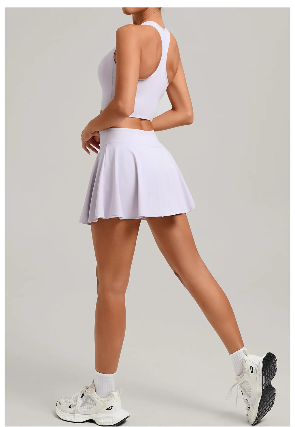NaraFlow CourtFlow Tank Skirt Set