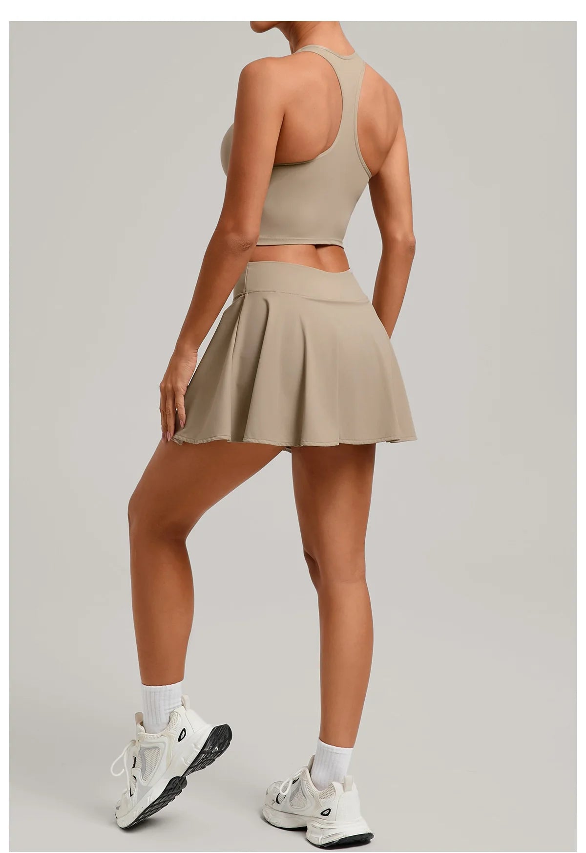 NaraFlow CourtFlow Tank Skirt Set