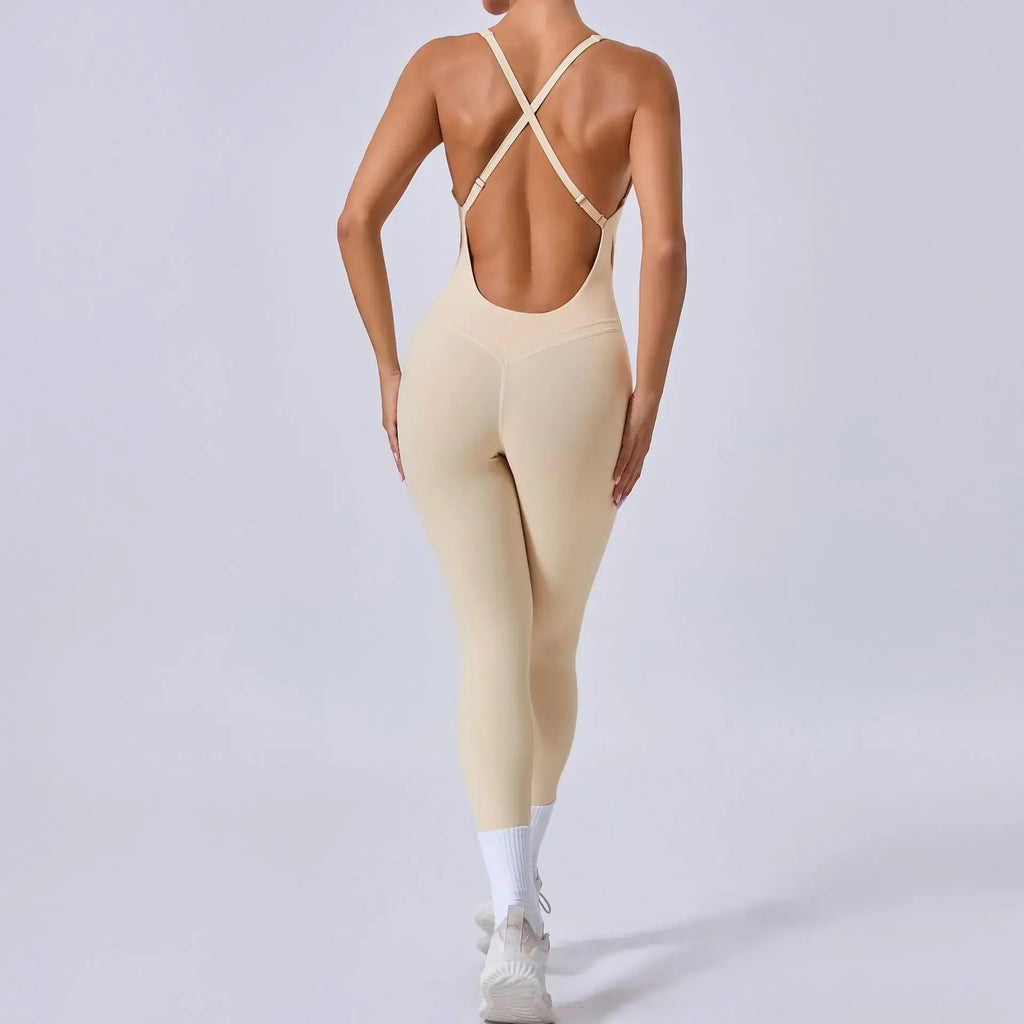 NaraFlow OpenBack Sculpt Jumpsuit