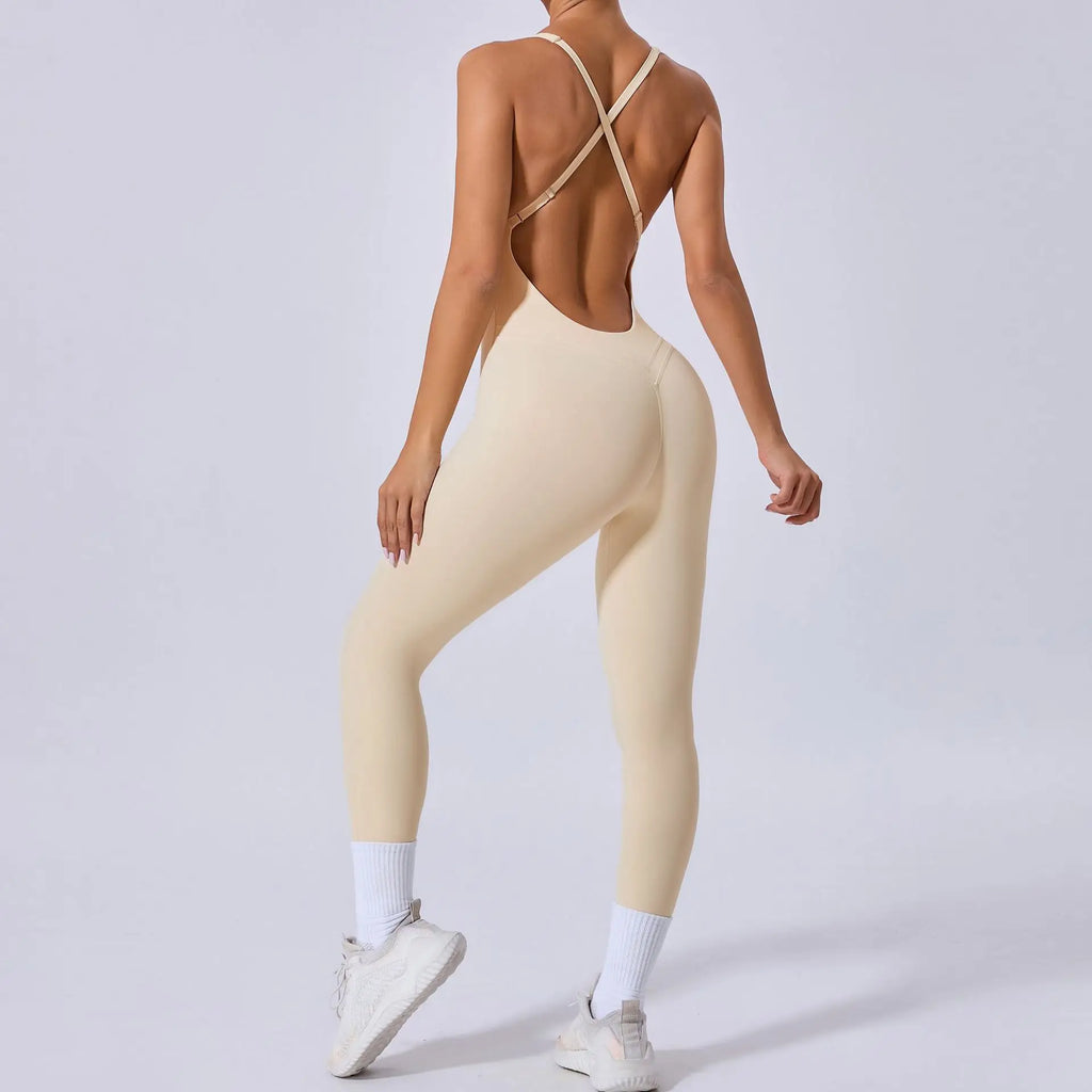 NaraFlow OpenBack Sculpt Jumpsuit