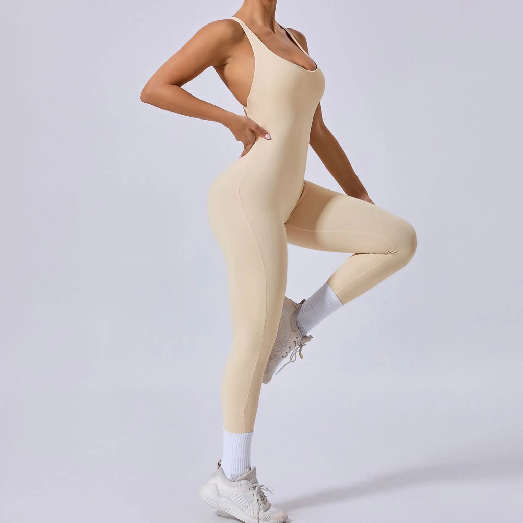 NaraFlow OpenBack Sculpt Jumpsuit