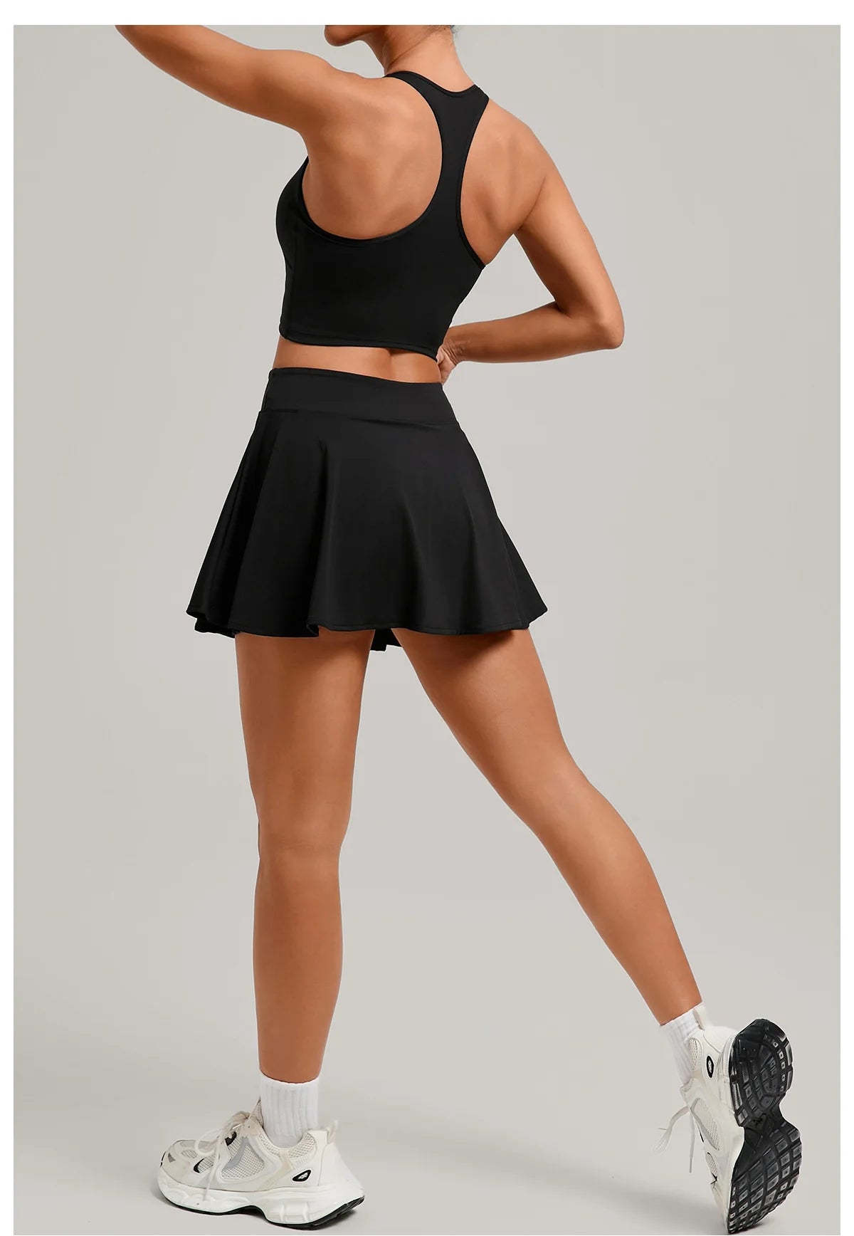 NaraFlow CourtFlow Tank Skirt Set