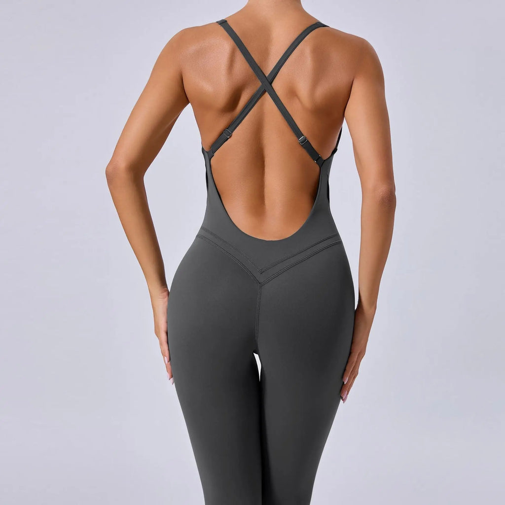 NaraFlow OpenBack Sculpt Jumpsuit