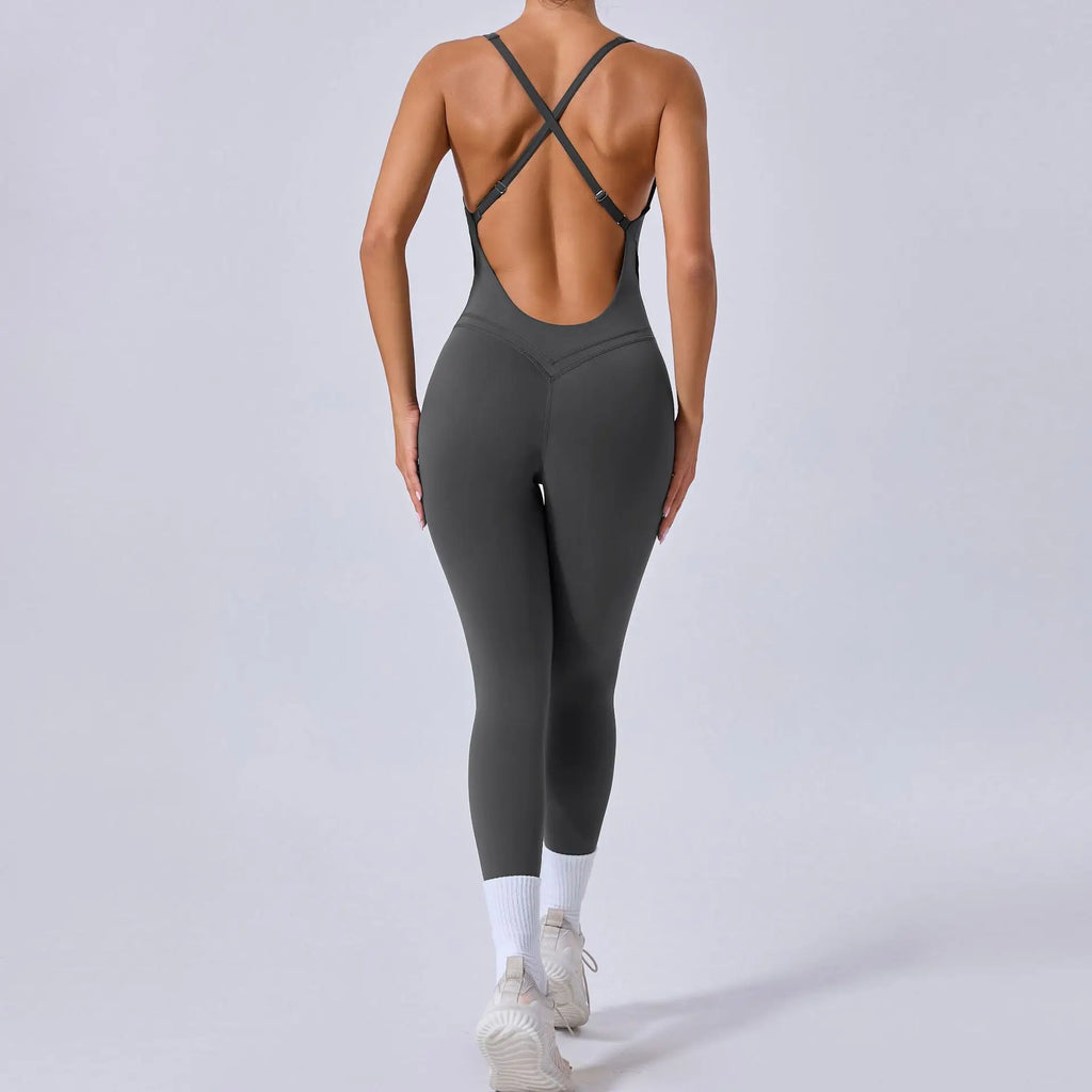 NaraFlow OpenBack Sculpt Jumpsuit