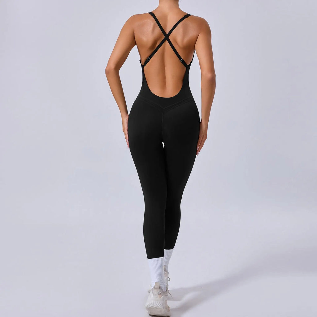 NaraFlow OpenBack Sculpt Jumpsuit
