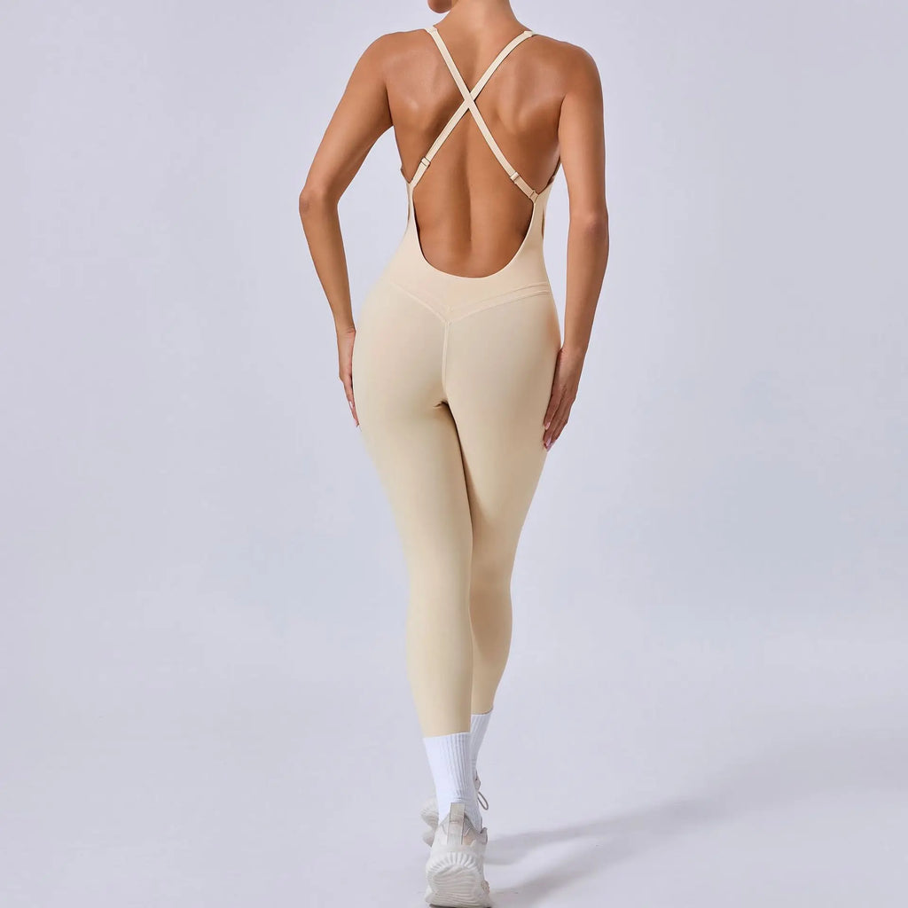 NaraFlow OpenBack Sculpt Jumpsuit