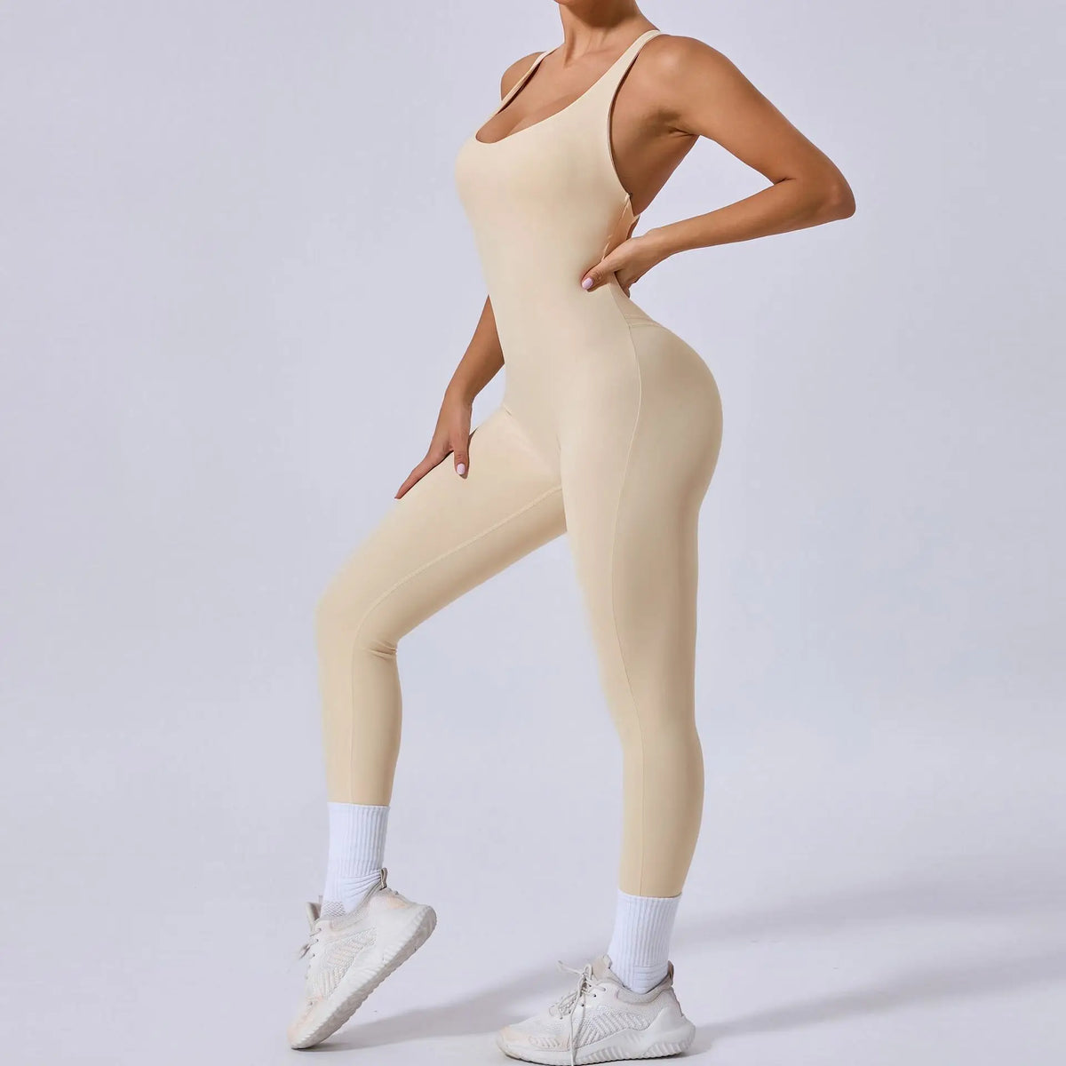 NaraFlow OpenBack Sculpt Jumpsuit