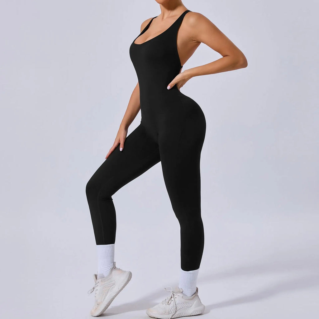 NaraFlow OpenBack Sculpt Jumpsuit